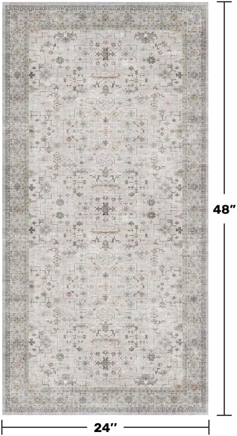 Boho Bathroom Rug 2x4 - Image 2