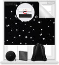 Magnetic Blackout Shades Temporary Blackout Curtains 100% Blackout Blind Window by BirdNest