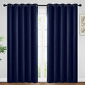 Yakamok Room Darkening Curtains 62x84 inch Length Navy Blue-Living Room | 2 by Yakamok