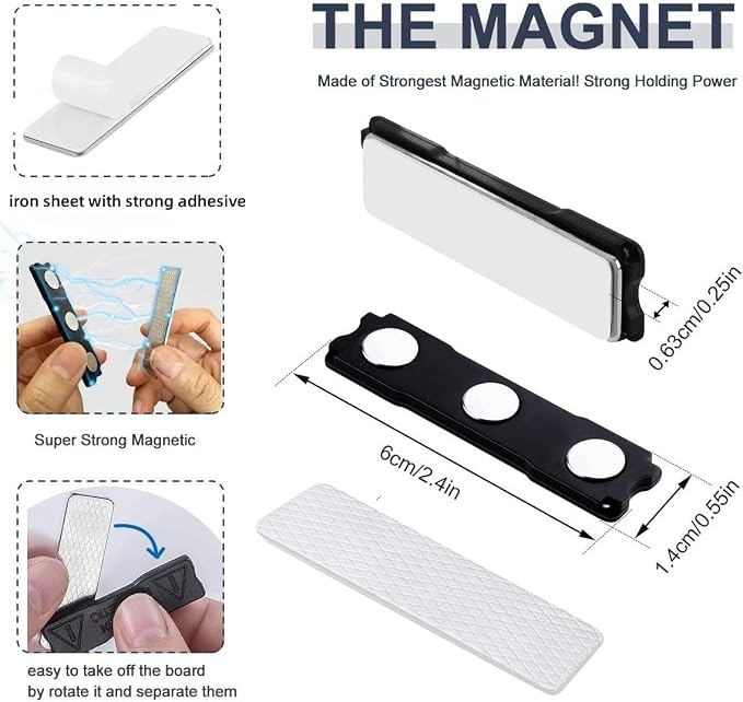 Magnetic Blackout Shades Temporary Blackout Curtains 100% Blackout Blind Window - Image 4