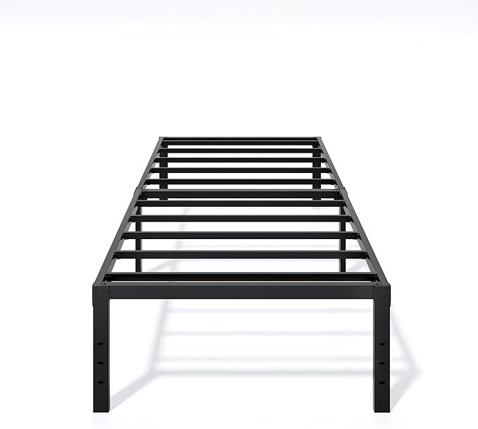 Metal Bed Frame Twin XL Size - 16 Inch Heavy-Duty Twin XL Platform Bed Frame No Box Spring Needed, Easy Assembly, Noise-Free, Sturdy Mattress Foundation, Underbed Storage Space