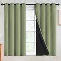 SimpleHome Sage 100% Blackout Curtains Room Darkening Living Room 54 Inch | by SimpleHome
