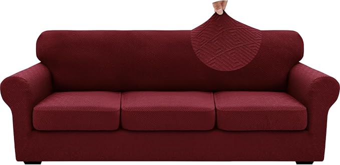 XINEAGE 2026 New 4 Pieces Extra Large Couch Covers - Image 9