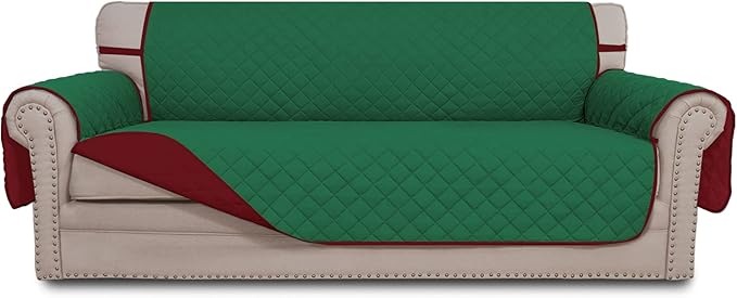 Easy-Going Reversible Couch Cover, 3 Cushion Sofa, Washable Slipcover by Easy-Going