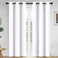 Yakamok Room Darkening Curtains 42x84 inch Length Pure White-Living Room | 2 by Yakamok