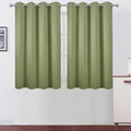 Sage Green Thermal Blackout Curtains/52 x 45 Inch/Set of 2 Panels Room by Lemomo