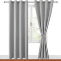 Blackout Curtains for Bedroom, 52 x 96 Inch, 2 Panels | Thermal Insulated & by Hiasan
