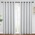 Yakamok Room Darkening Curtains 62x84 inch Greyish White-Living Room | 2 panels by Yakamok