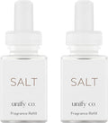 Pura & Unify Co. Home Scent Refill - Smart Air Diffuser - Up to 120-Hours of Luxury Fragrance per Refill - Home Essential - Clean & Safe Diffuser Fragrance - 2 Pack, Salt