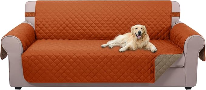 U-NICE HOME 4 Seater Sofa Cover 91''Large Couch Cover, Pet Friendly, Elastic by U-NICEHOME