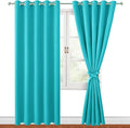 Blackout Curtains for Bedroom, 60 x 84 Inch, 2 Panels | Thermal Insulated & by Hiasan