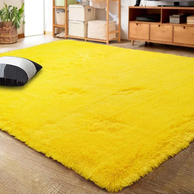 LOCHAS Area Rugs Fluffy Living Room Carpets by LOCHAS
