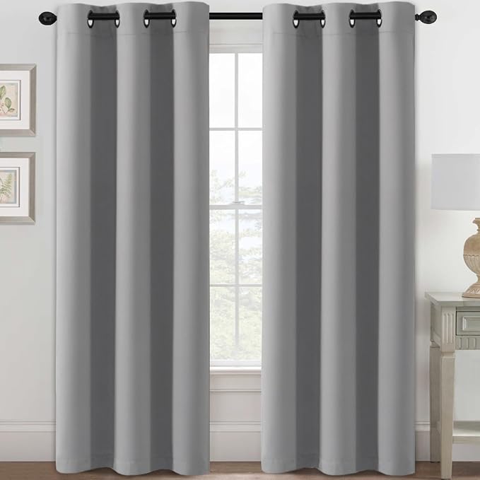 H.VERSAILTEX Blackout Curtains for Bedroom Thermal Insulated Room Darkening by HVERSAILTEX