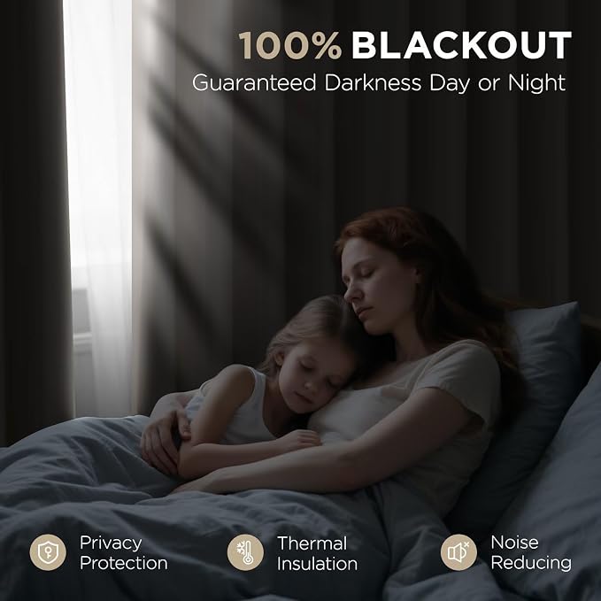 Joydeco 90 Inch Blackout Curtains - Image 8