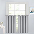 Yakamok Light Grey Room Darkening Window Curtains 52x36 Inch by Yakamok