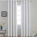 Yakamok Room Darkening Curtains 52x96 inch Greyish White-Living Room | 2 panels by Yakamok
