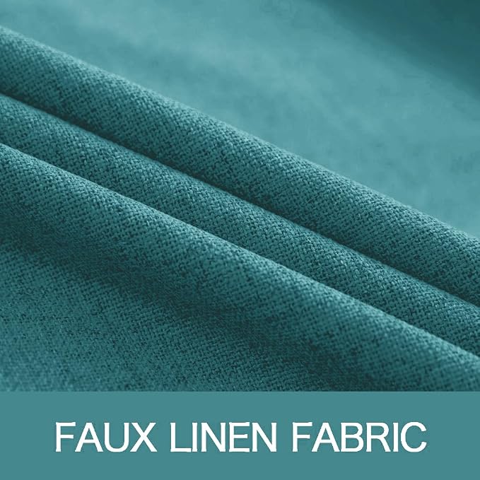 MIULEE 100% Blackout Linen Curtains - Image 5
