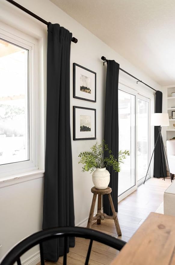 Linen Textured Total Blackout Curtains - Image 5