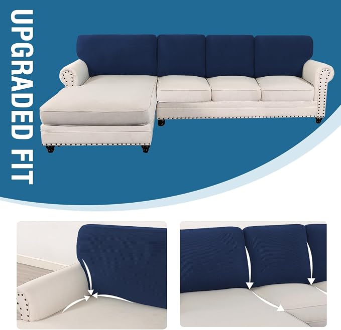 H.VERSAILTEX Backrest Cushion Covers Sectional Couch Back Cushion Covers - Image 7