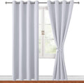 Blackout Curtains for Bedroom, 52 x 96 Inches Long, Window Curtains for Living by Hiasan
