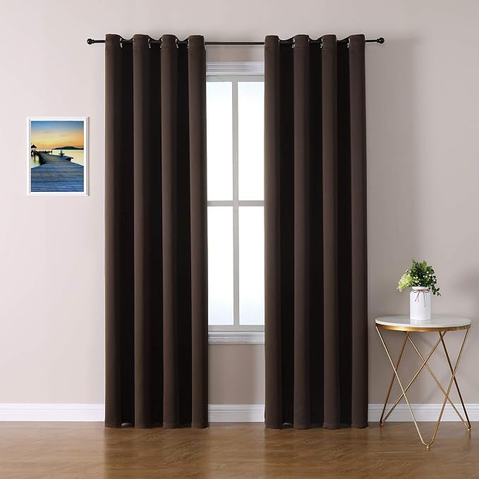 ChrisDowa Blackout Curtains for Bedroom and Living Room 90 Inches Long | 2 by ChrisDowa