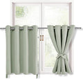 RV Blackout Curtains for Bedroom, 52 x 36 Inches Long Seafoam Green | Thermal by Hiasan