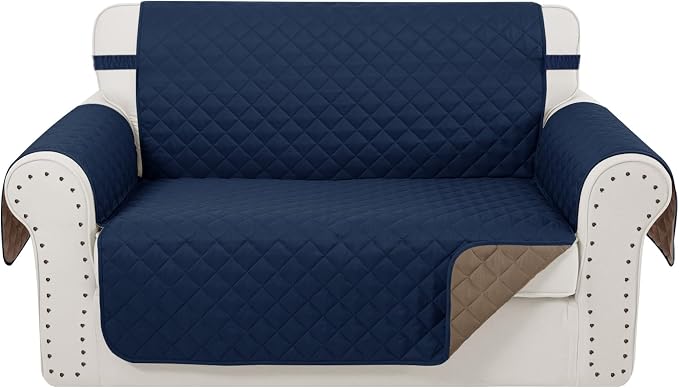 Reversible Loveseat Couch Sofa Covers, Friendly Furniture Protector by LuxshareHome