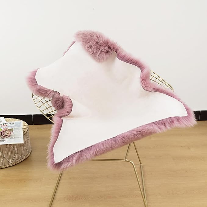 LLB Genuine Sheepskin Area Rug Wool Rug Fur Carpet Fluffy Shaggy Fur Rug - Image 5