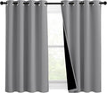 NICETOWN Noise and Lights Block Out Curtains, Thermal Insulated 100% Blackout by NICETOWN