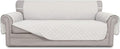 Easy-Going Reversible Couch Cover, 3 Cushion Sofa, Ivory/Ivory | Machine by Easy-Going