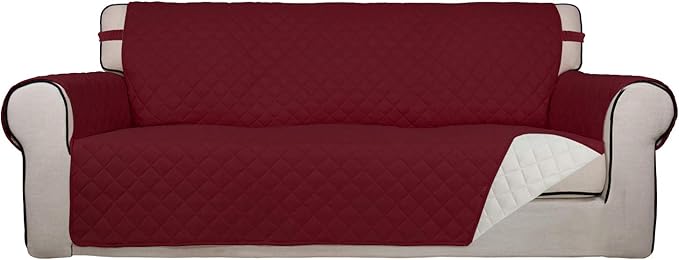 PureFit Reversible Quilted Sofa Cover Dog Couch Covers by PureFit
