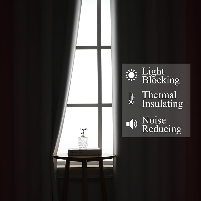 Pink and Greyish White Ombre Blackout Curtains - Image 3