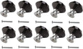 Dynasty 30mm Glass Crystal Dresser Drawer Kitchen Cabinet Door Hardware Knobs Handles - Color | Quantity Choice