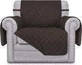 Easy-Going Reversible Couch Cover, Small Chair, Chocolate/Chocolate | Machine by Easy-Going