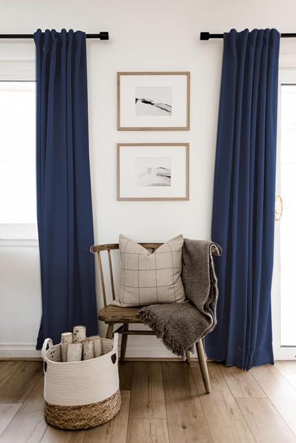 Linen Textured Total Blackout Curtains - Image 6