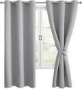 Blackout Curtains for Bedroom, 42 x 63 Inches Length, Window Curtains for by Hiasan
