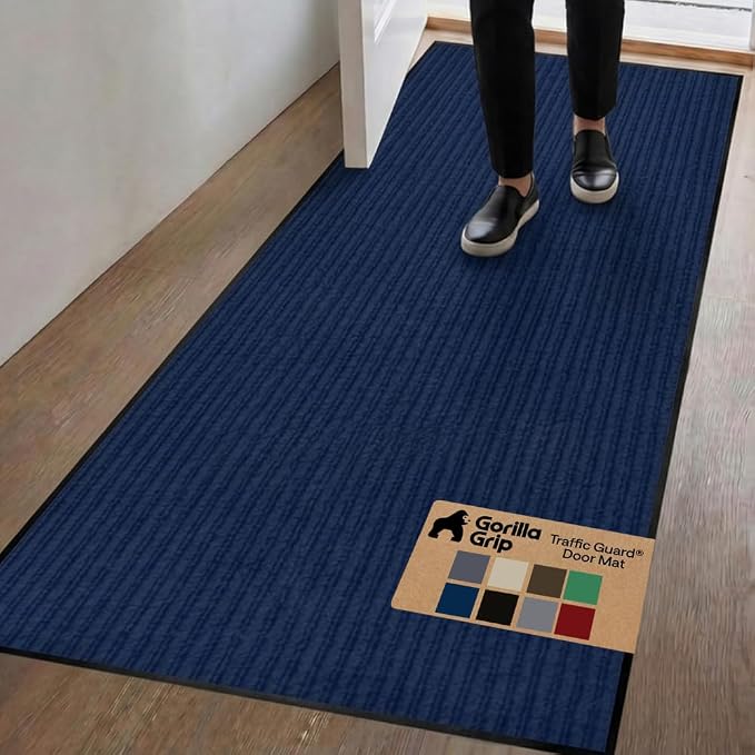 GORILLA GRIP Waterproof Traffic Guard Door Mat, Indoor Outdoor Heavy Duty by Unknown