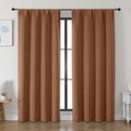 Simplebrand Ava Sun Baked Blackout Curtains by Simplebrand