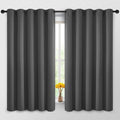 Yakamok Room Darkening Curtains 62x63 inch Length Charcoal Grey-Living Room | 2 by Yakamok