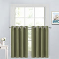 Yakamok Sage Room Darkening Window Curtains 52x36 Inch by Yakamok