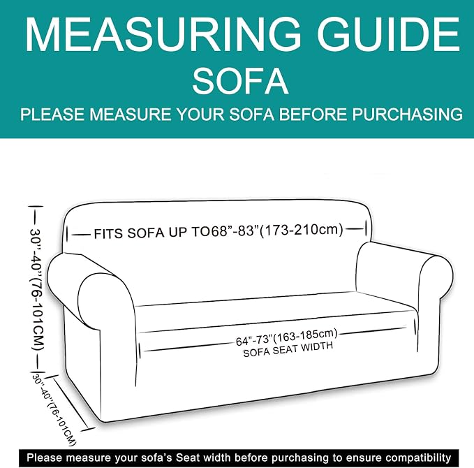 U-NICE HOME Stretch Couch Cover Slipcover - Image 5
