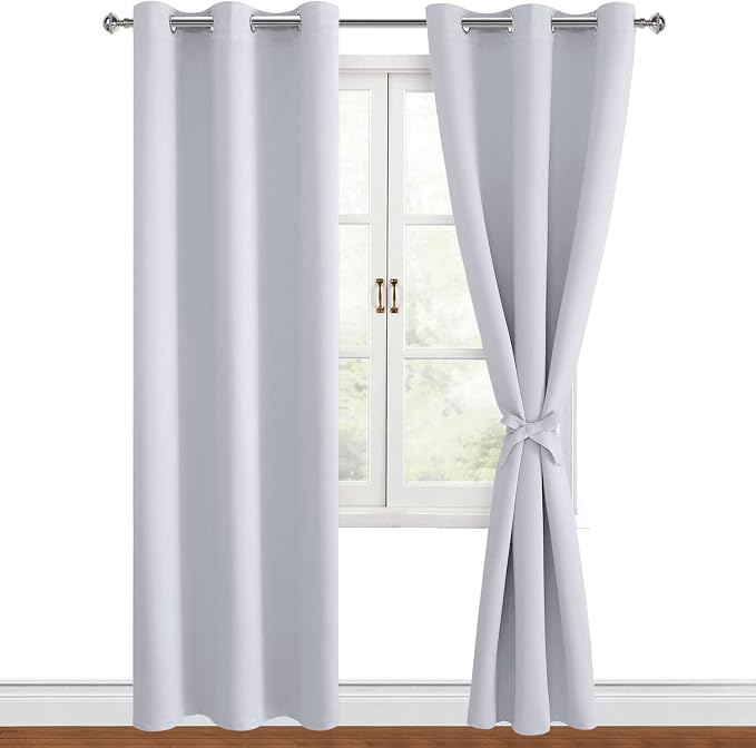 Blackout Curtains for Bedroom, 42 x 84 Inches Long, Energy Saving, Window by Hiasan