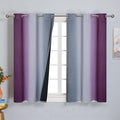 Purple and Grey Ombre Blackout Curtains by ESTELARTEXTILER
