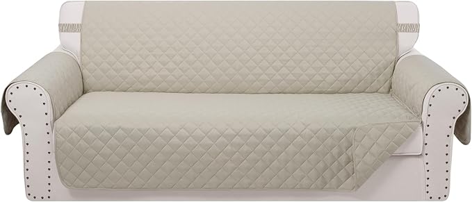 Reversible Couch Cover for 3 Cushion, Pet Friendly Water Repellent Couch Sofa by LuxshareHome