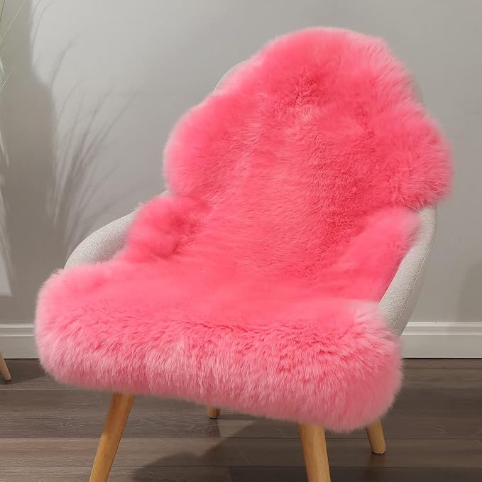 LLB Genuine Sheepskin Area Rug Wool Rug Fur Carpet Fluffy Shaggy Fur Rug by LLB