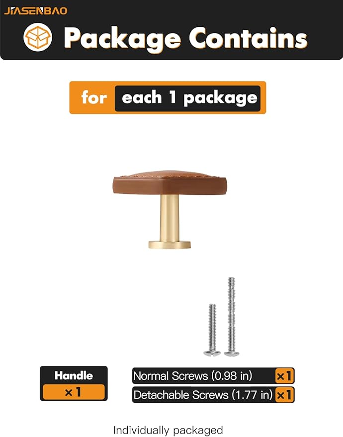 10 Pack Brown Leather Drawer Pulls Square Leather Handles Cabinet knobs for Kitchen Bathroom Cabinets Dressers Furniture Handles