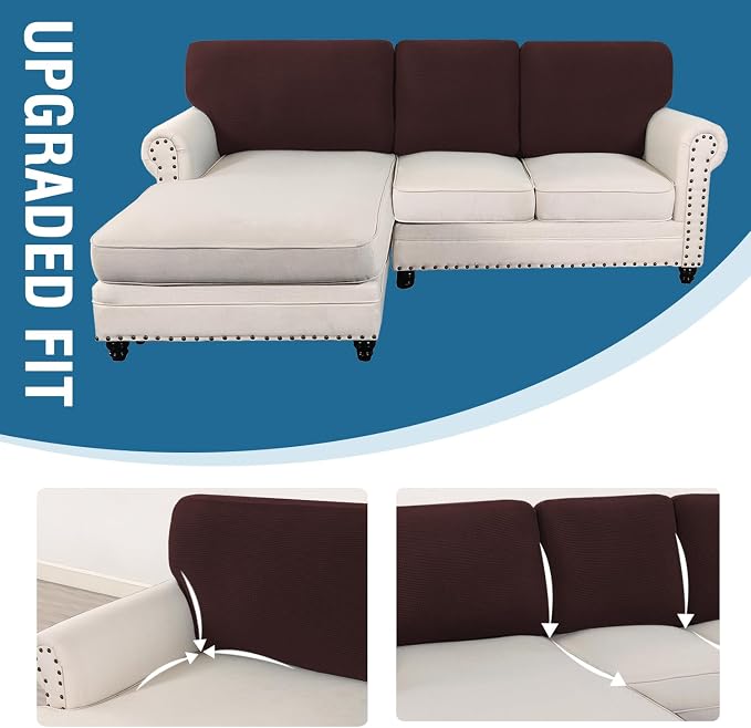 H.VERSAILTEX Backrest Cushion Covers Sectional Couch Back Cushion Covers - Image 7