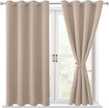 Blackout Curtains for Bedroom, 2 Drape Panels, 52 x 45 Inch | rmal Insulated & by Hiasan
