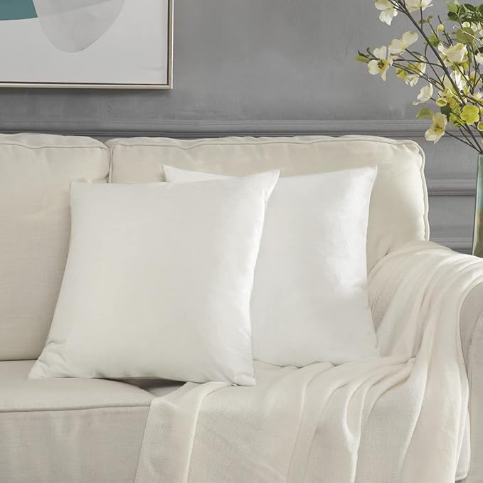 GIGIZAZA Throw Pillow Covers 26x26, Velvet Sofa Boho Cushion Pillows by GIGIZAZAFocusingonhomedecoration