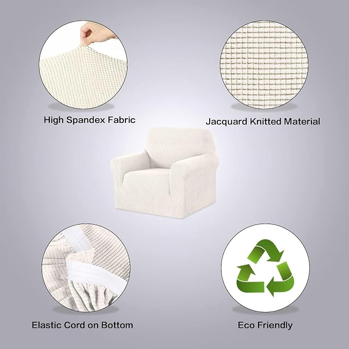 H.VERSAILTEX Armchair Cover Stretching Skid Resistance Couch Cover - Image 4